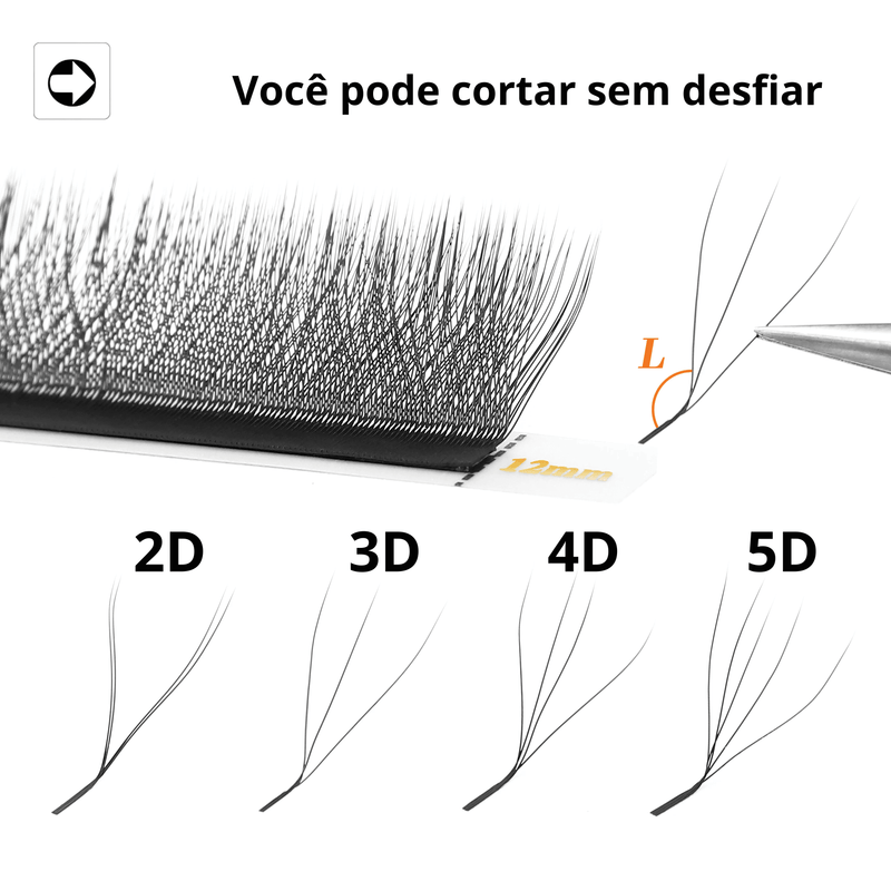 Extensão de Cílios Naturais Suaves