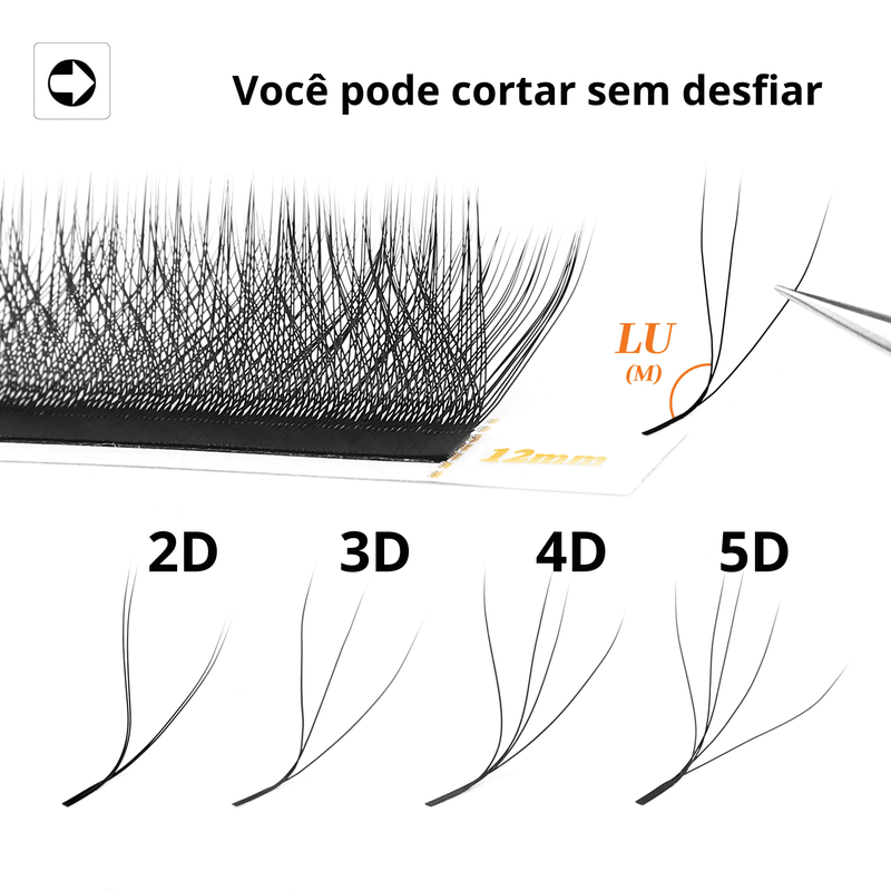 Extensão de Cílios Naturais Suaves