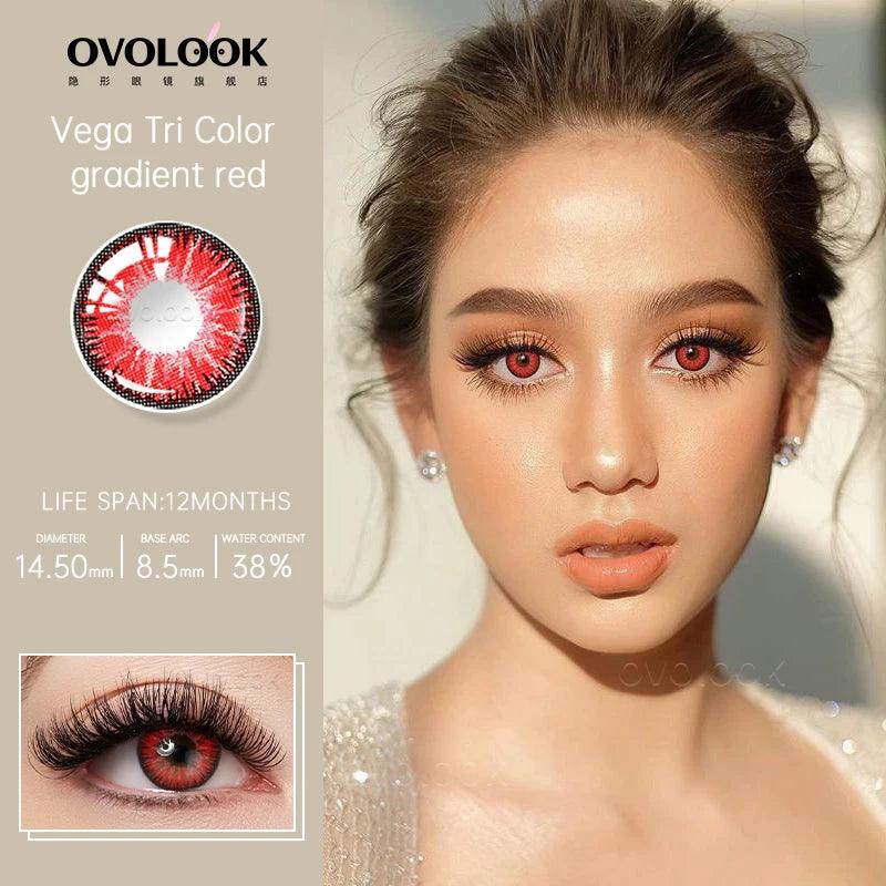 Lentes de Contato Coloridas OVOLOOK para Fantasia Cosplay Halloween III