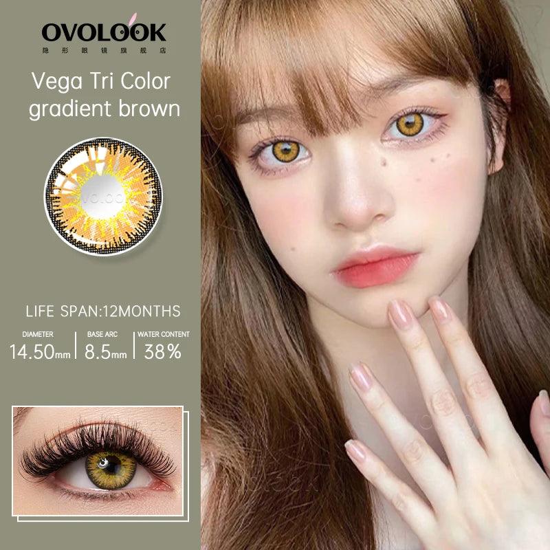 Lentes de Contato Coloridas OVOLOOK para Fantasia Cosplay Halloween III
