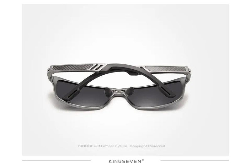 Kit Óculos de Sol Polarizado KINGSEVEN | Armação de Alumínio | Proteção UV400
