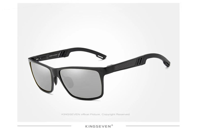 Kit Óculos de Sol Polarizado KINGSEVEN | Armação de Alumínio | Proteção UV400