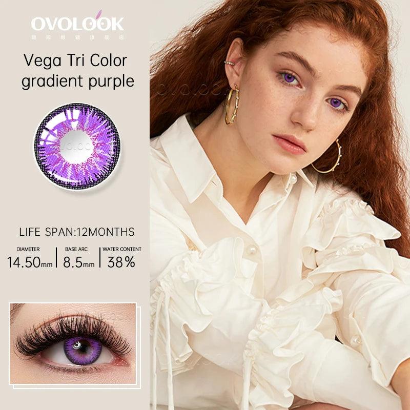 Lentes de Contato Coloridas OVOLOOK para Fantasia Cosplay Halloween II