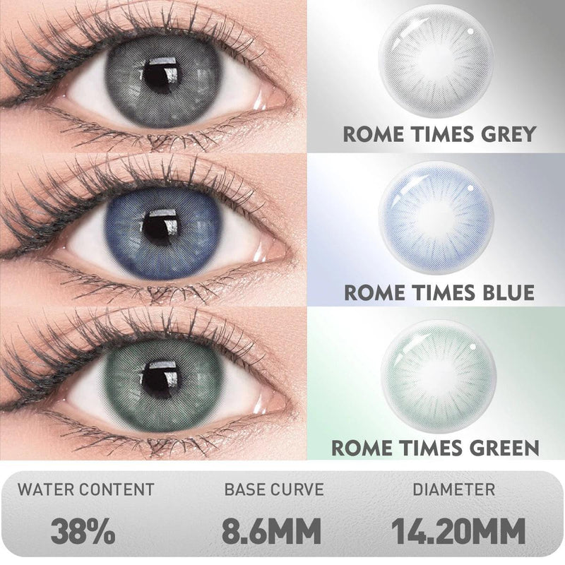 Lentes de Contato Coloridas Roman Times VisuaShow