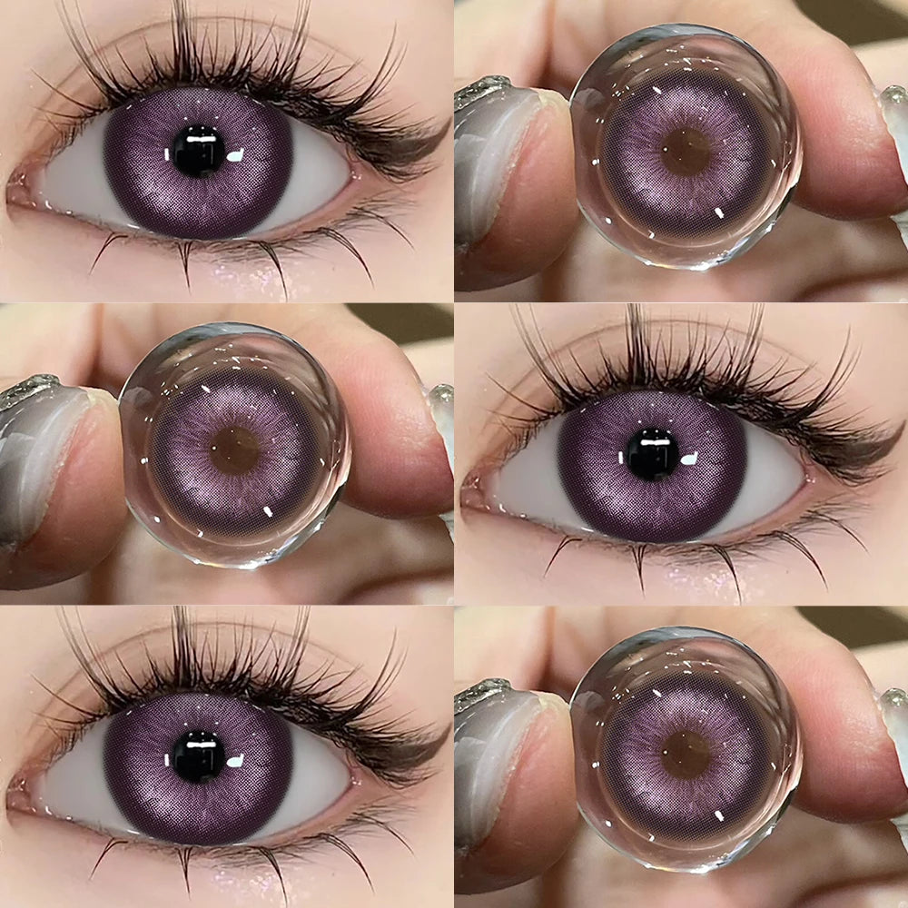 Lentes de Contato Coloridas Novo Estilo Olhos Naturais