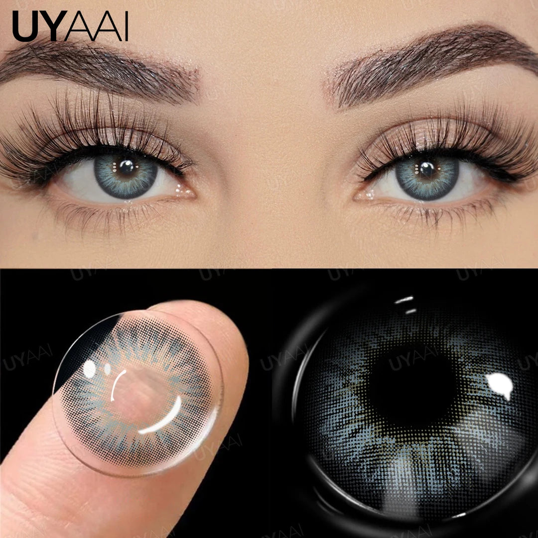 Lentes Coloridas Suaves e Macias Olhos Naturais