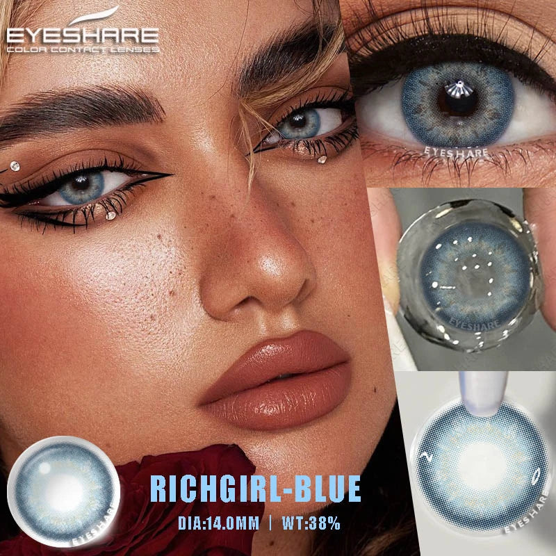 Lentes de Contato Coloridas Rich Girl Series
