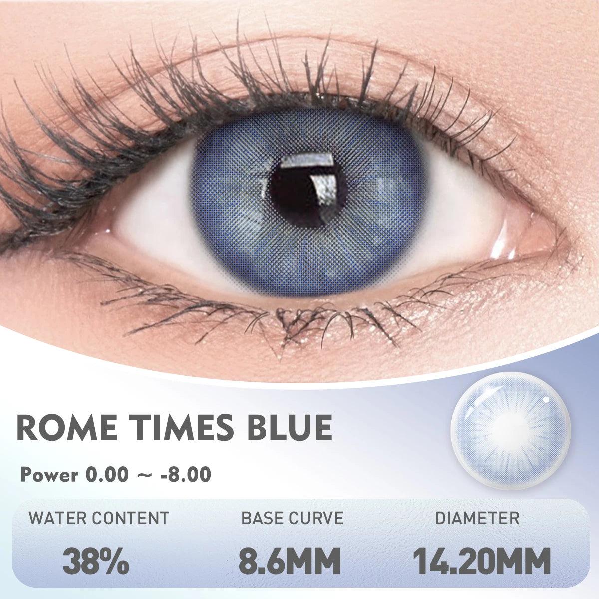 Lentes de Contato Coloridas Roman Times VisuaShow