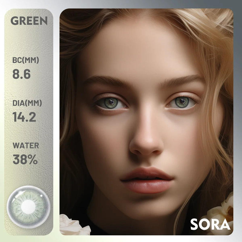 Lentes de Contato Coloridas Visuashow New Design Sora