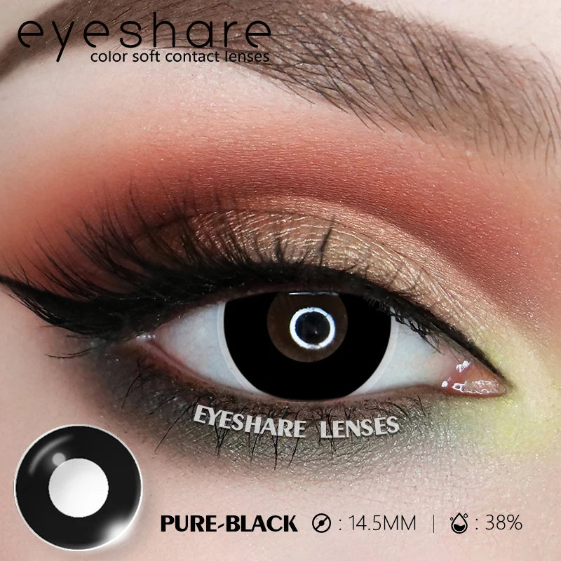 Lentes Coloridas para Halloween Cosplay Fantasia Boo