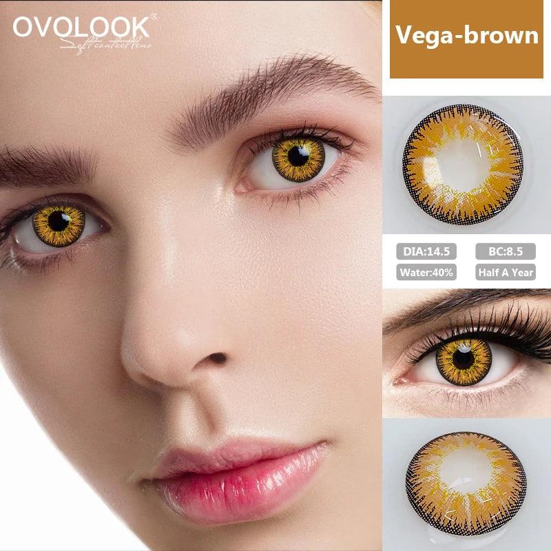 Lentes de Contato Coloridas Vega Colors para Fantasia/Cosplay | 1 Ano de Uso