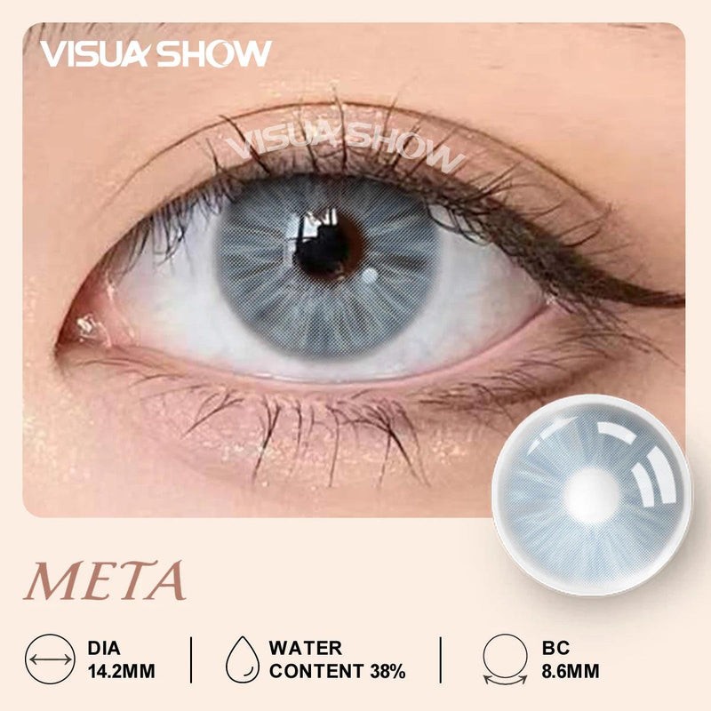 Lentes de Contato Coloridas com Grau VISUASHOW | 6 Meses de Uso