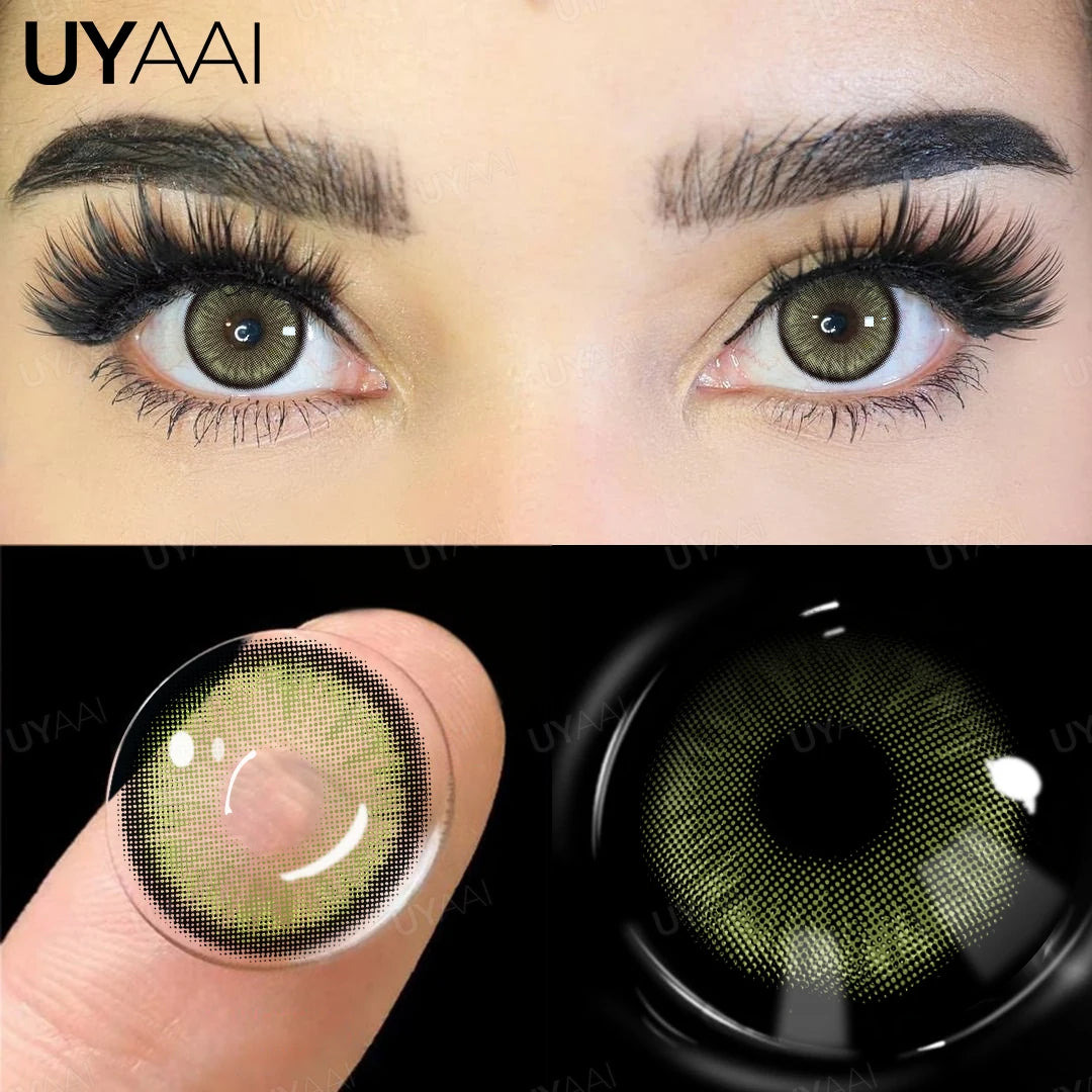Lentes de Contato Coloridas Aparência Natural Olhos Naturais