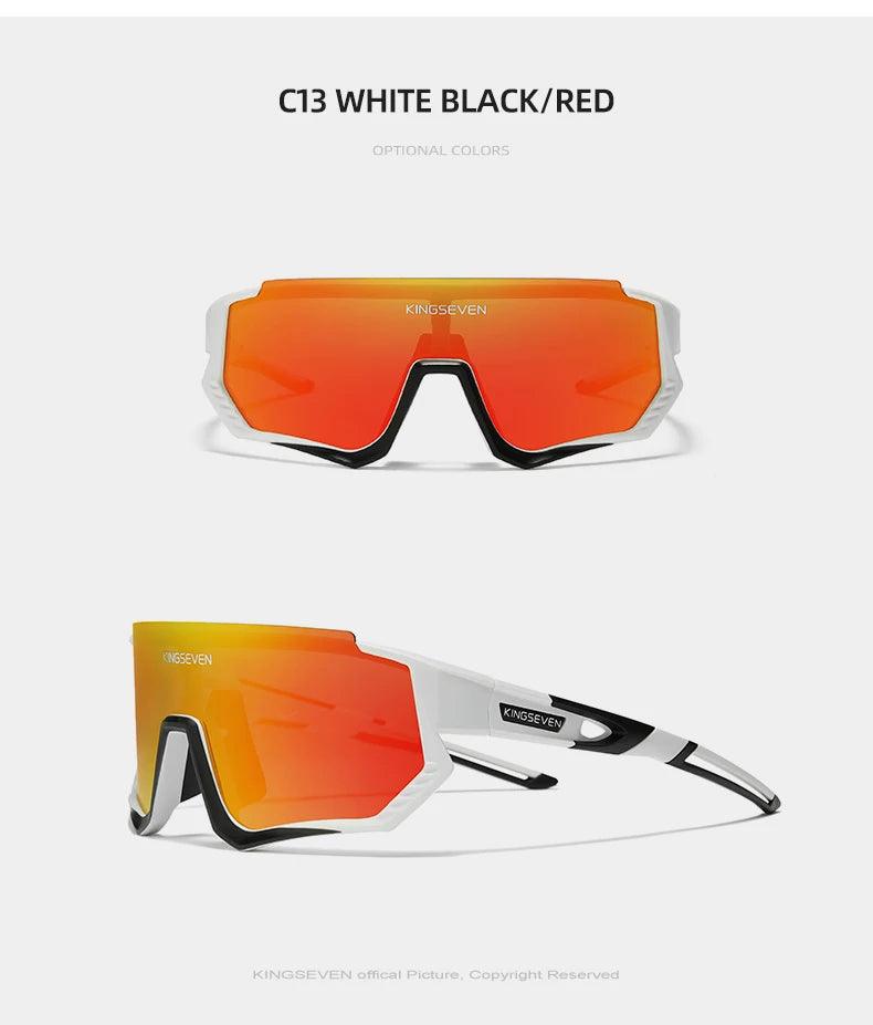 Kit Óculos de Sol Polarizado KINGSEVEN | Outdoor Series | Proteção UV400