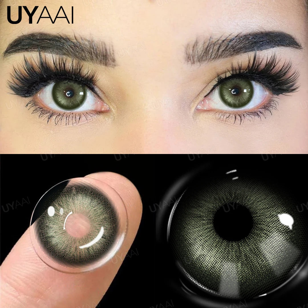 Lentes de Contato Coloridas Aparência Natural Olhos Naturais