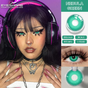 Lentes Coloridas para Halloween Cosplay Fantasia Boo