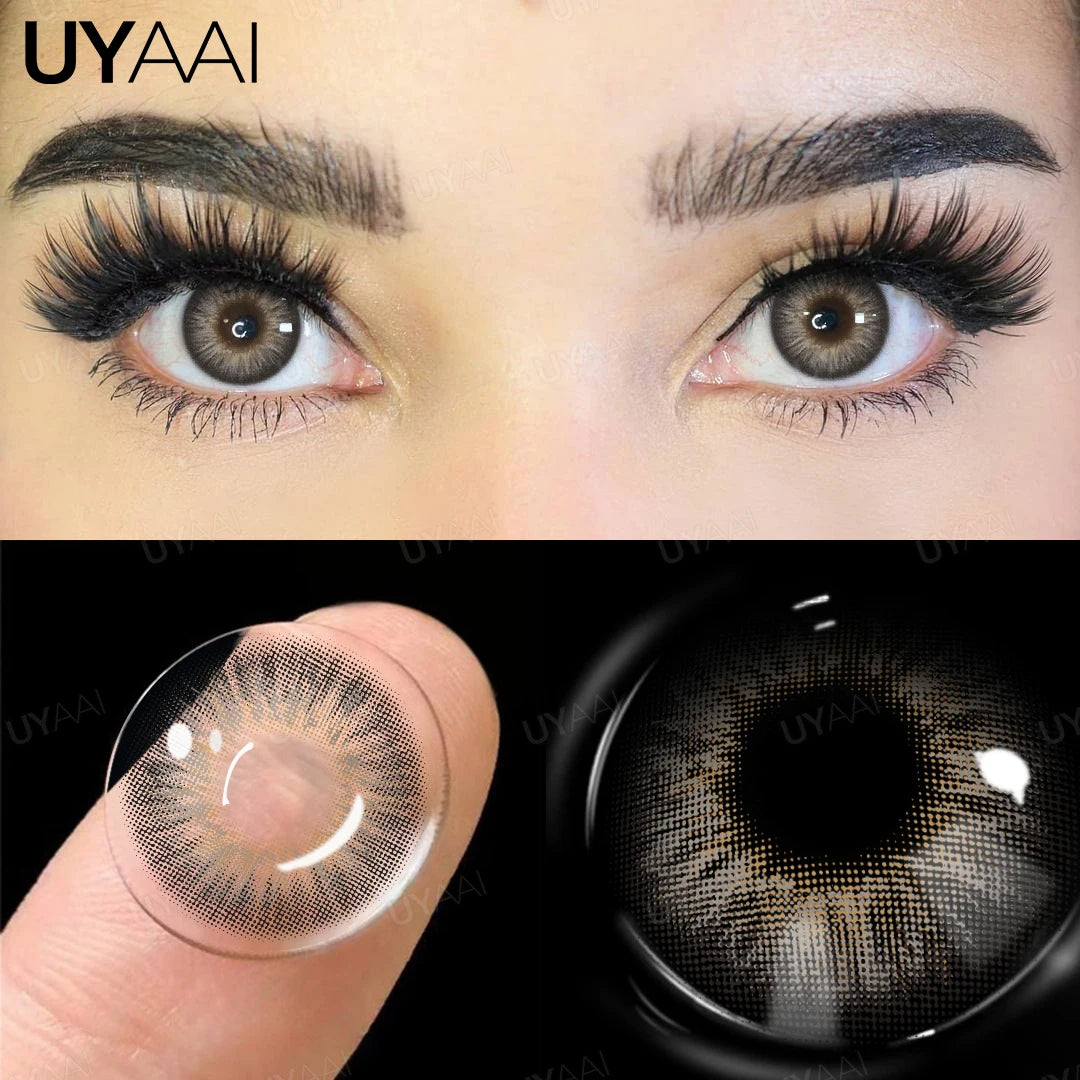 Lentes de Contato Coloridas Aparência Natural Olhos Naturais