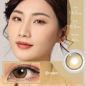 Lentes de Contato Coloridas Hidrocor Natural Pupil
