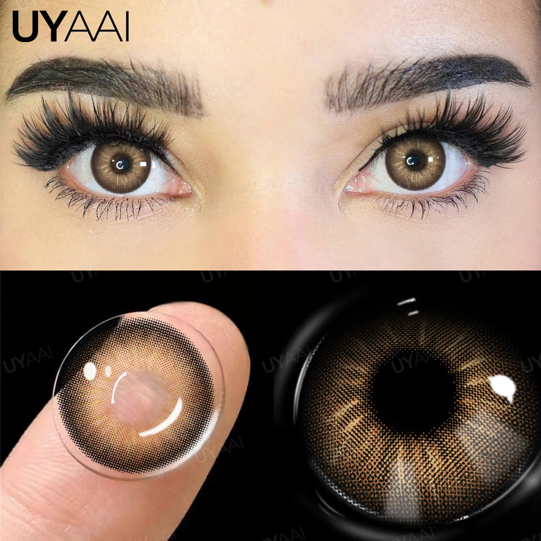 Lentes de Contato Coloridas Aparência Natural Olhos Naturais