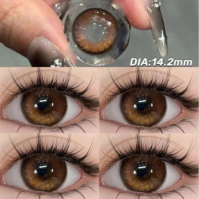 Lentes de Contato Coloridas Natural Pupils | 1 Ano de Uso