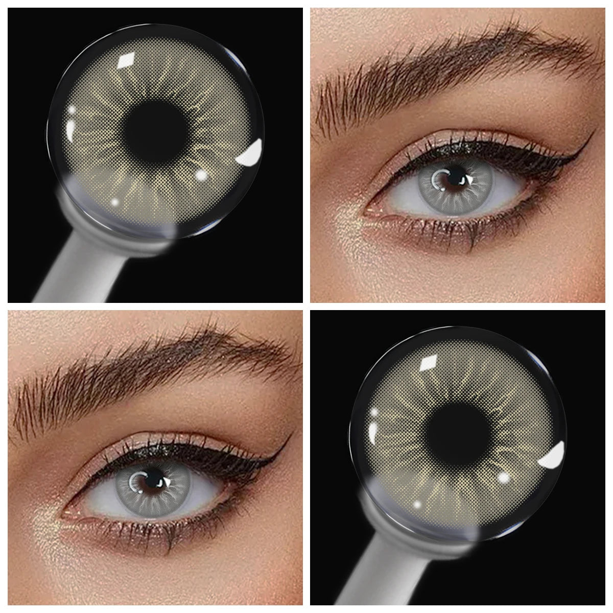 Lentes de Contato Coloridas Fantasia/Cosplay Olhos Naturais