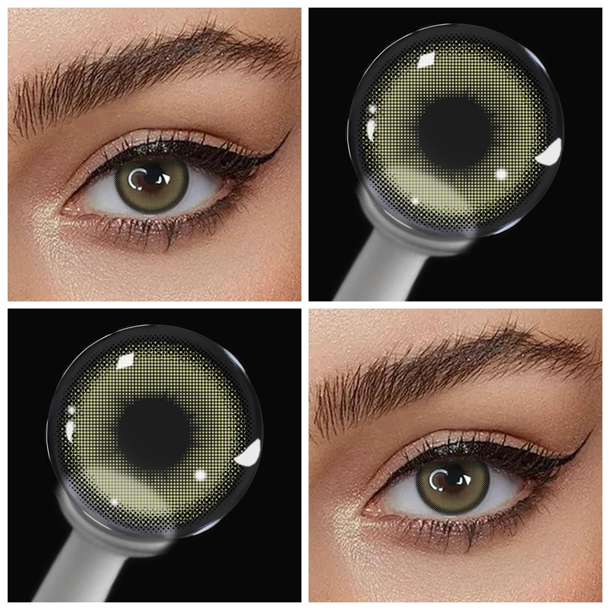 Lentes de Contato Coloridas Fantasia/Cosplay Olhos Naturais