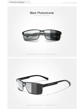 Kit Óculos de Sol Polarizado KINGSEVEN Photochromic | Proteção UV400 Anti-Reflexo