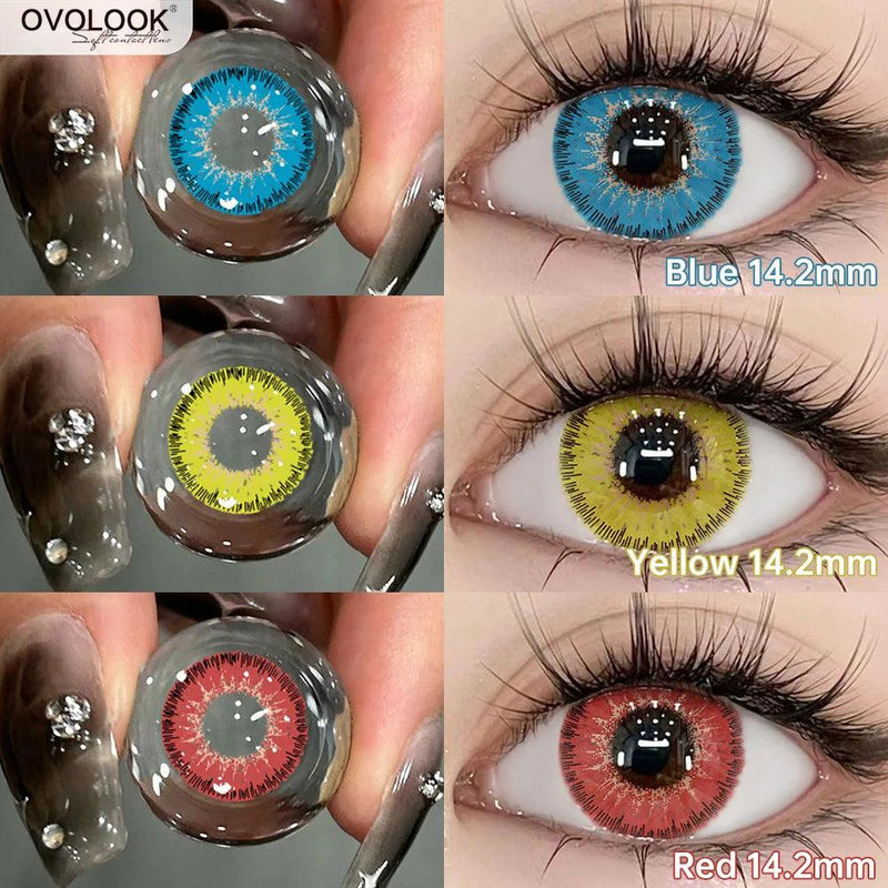 Lentes de Contato Coloridas OvoLook Colors para Fantasia/Cosplay | 1 Ano de Uso