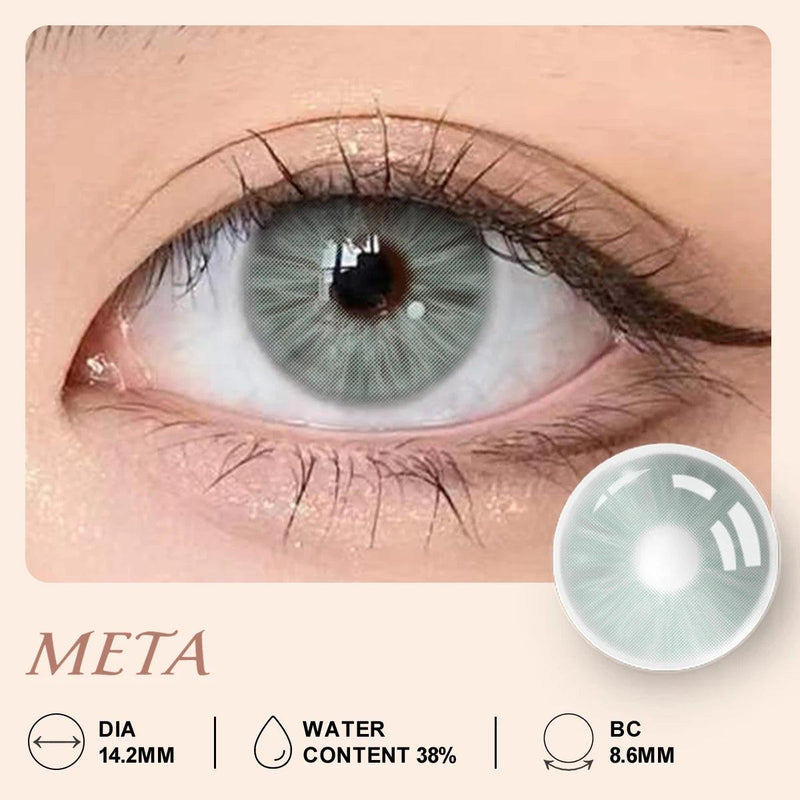 Lentes de Contato Coloridas com Grau VISUASHOW | 6 Meses de Uso