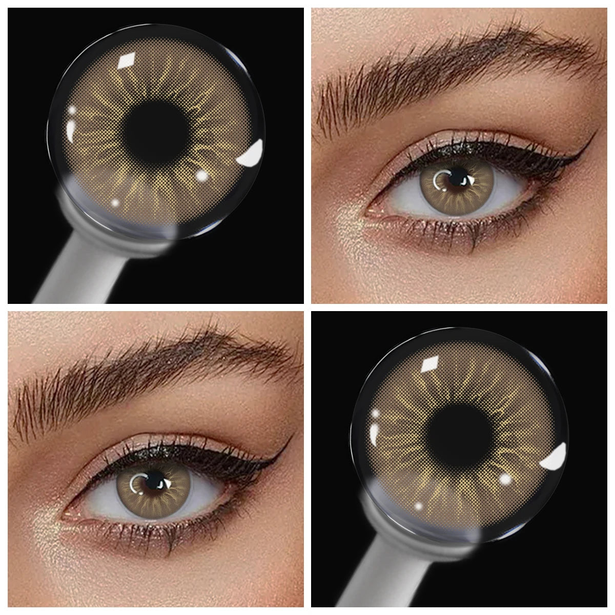 Lentes de Contato Coloridas Fantasia/Cosplay Olhos Naturais