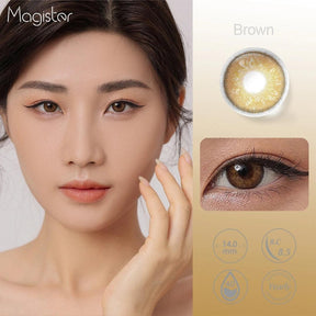 Lentes de Contato Coloridas Hidrocor Natural Pupil
