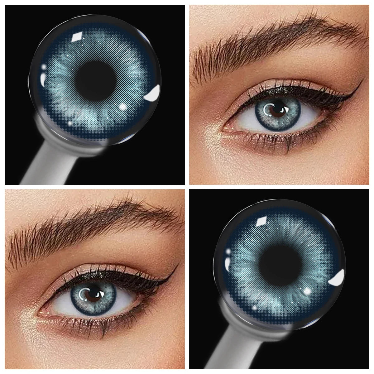 Lentes de Contato Coloridas Fantasia/Cosplay Olhos Naturais