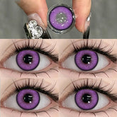 Lentes Halloween Roxo Feiticeira