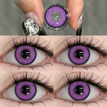 Lentes Halloween Roxo Feiticeira