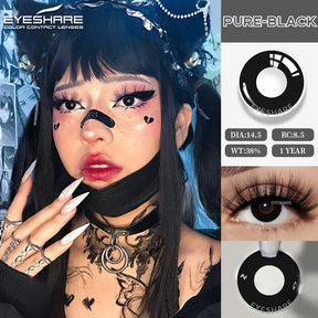 Lentes Coloridas para Halloween Cosplay Fantasia Boo