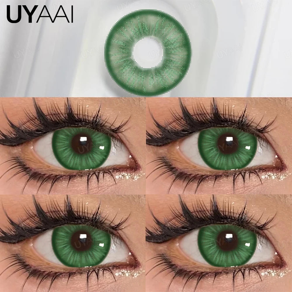 Lentes de Contato Coloridas Olhos de Cigana Olhos Naturais