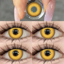Lentes Halloween Ambar Dourado