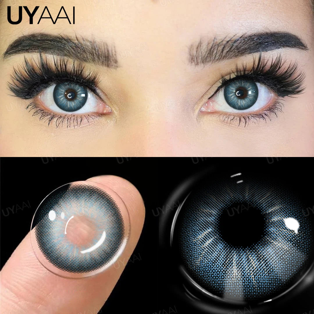 Lentes de Contato Coloridas Aparência Natural Olhos Naturais
