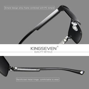 Kit Óculos de Sol Polarizado KINGSEVEN Photochromic | Proteção UV400 Anti-Reflexo