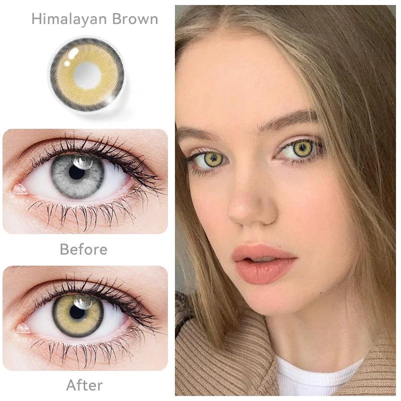 Lentes de Contato Coloridas Himalayan Series OvoLook