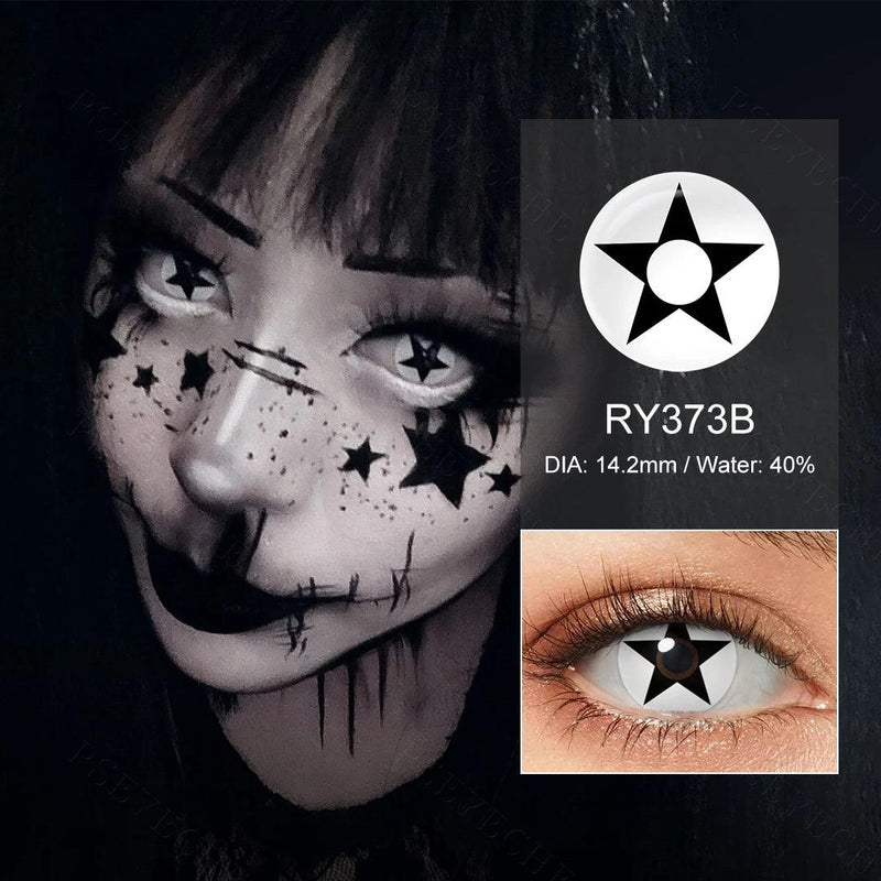 Lentes de Contato para Halloween Cosplay Fantasia Estrelas