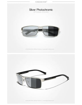 Kit Óculos de Sol Polarizado KINGSEVEN Photochromic | Proteção UV400 Anti-Reflexo
