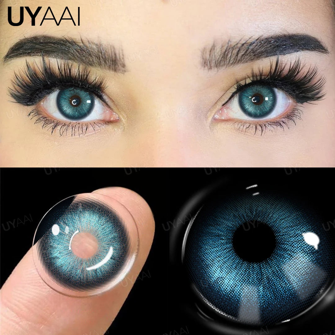 Lentes de Contato Coloridas Aparência Natural Olhos Naturais