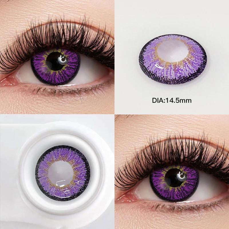 Lentes de Contato Coloridas Vega Colors para Fantasia/Cosplay | 1 Ano de Uso