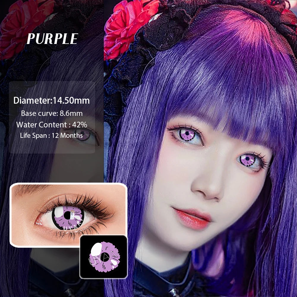 Lentes de Contato Coloridas Novo Estilo Olhos Naturais