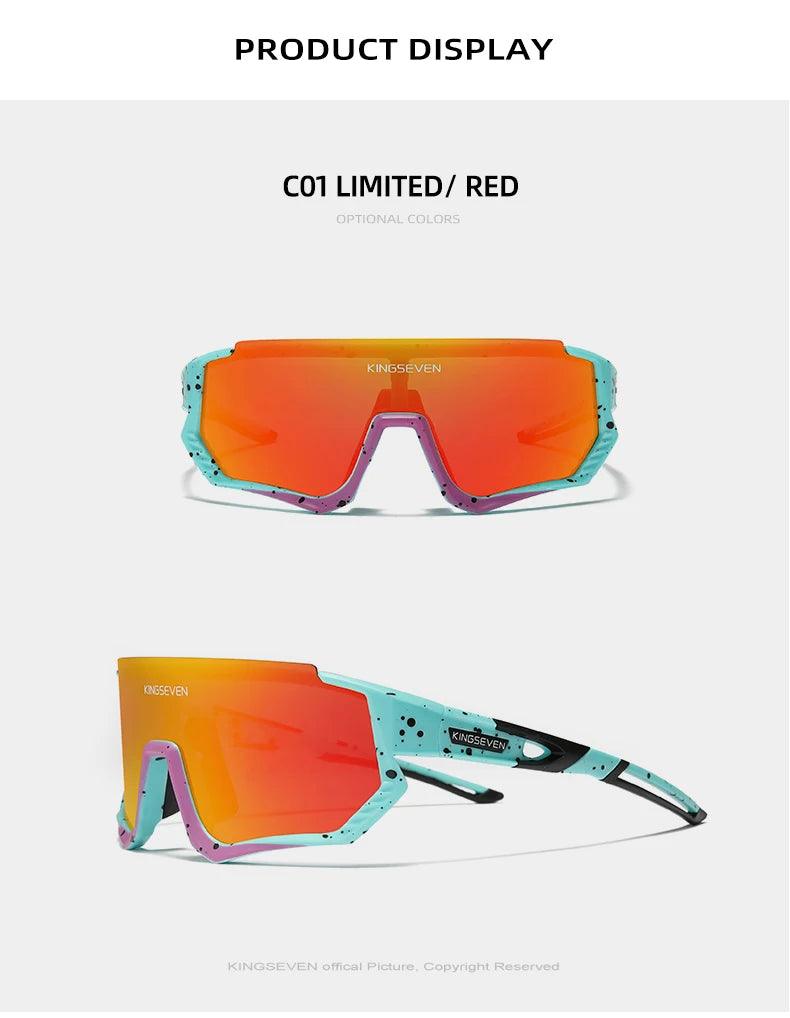 Kit Óculos de Sol Polarizado KINGSEVEN | Outdoor Series | Proteção UV400