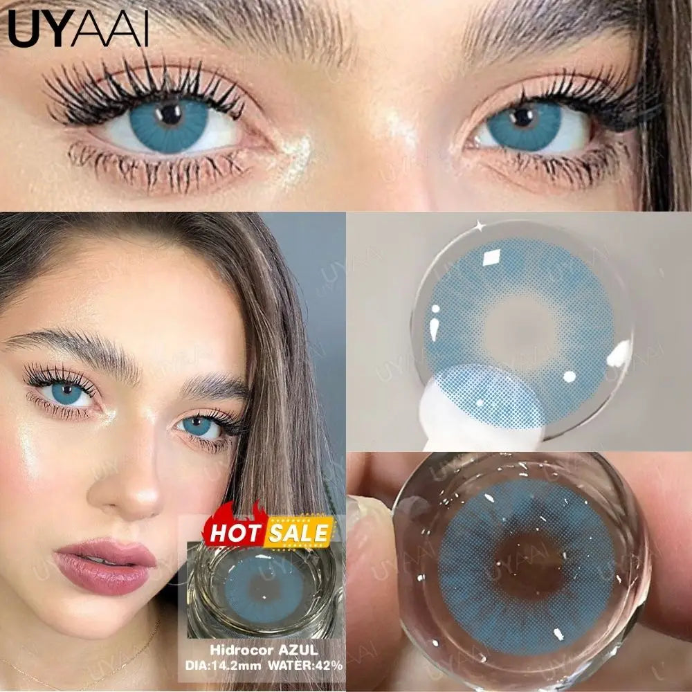 Lentes de Contato Coloridas Novo Olhar Olhos Naturais