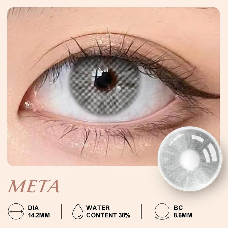 Lentes de Contato Coloridas com Grau VISUASHOW | 6 Meses de Uso