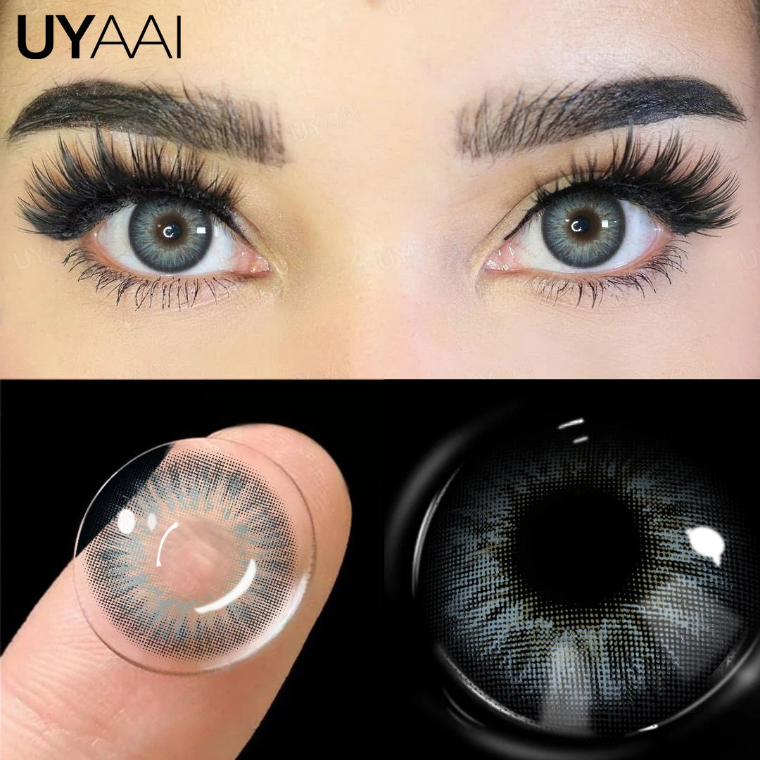 Lentes de Contato Coloridas Aparência Natural Olhos Naturais