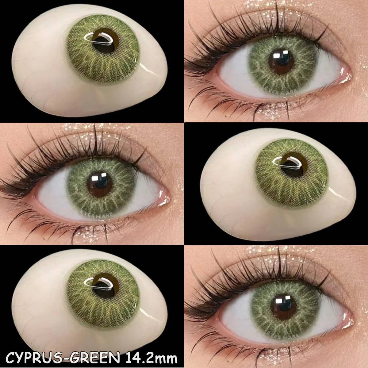 Lentes de Contato Coloridas Olhar Transcendente Olhos Naturais